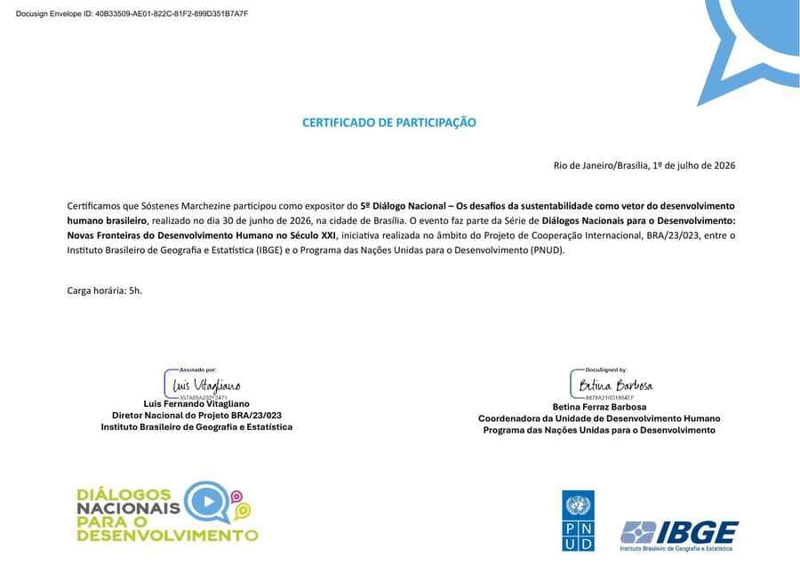 Certificado de participação