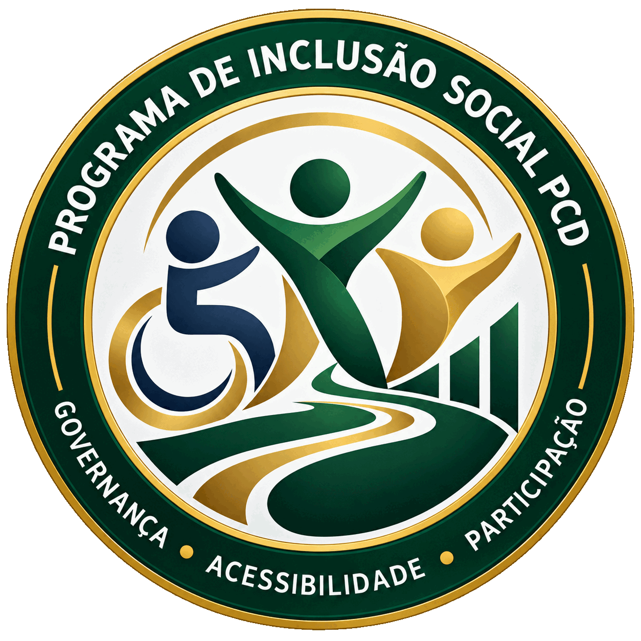 Selo do Programa de Inclusão Social PCD — Governança, Acessibilidade e Participação