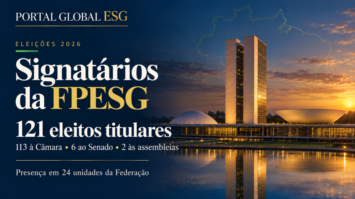 Signatários da FPESG conquistam 121 mandatos nas eleições de 2026, aponta levantamento