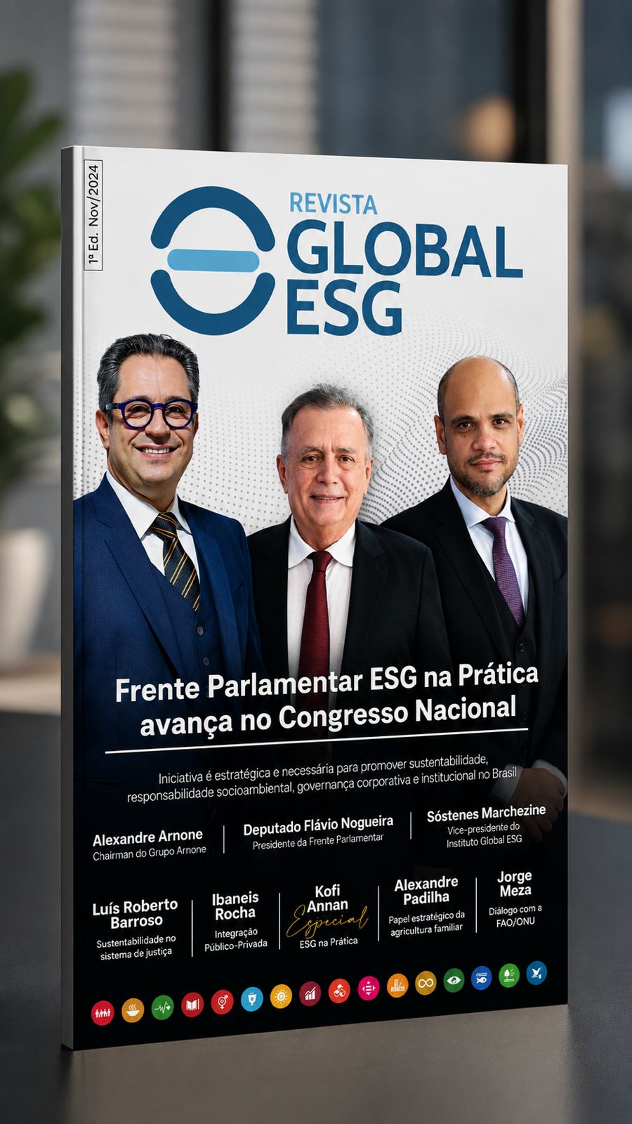 Capa da edição 1 da Revista Global ESG