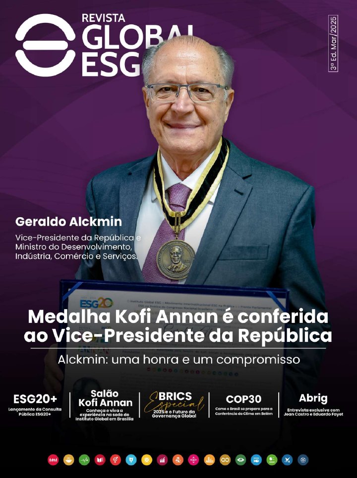 Capa da Edição 3 da Revista Global ESG